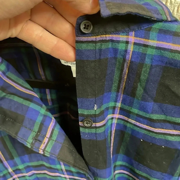 Amazon Essentials Classic-Fit Long-Sleeve Lightweight Plaid Flannel Shirt - Picture 5 of 7